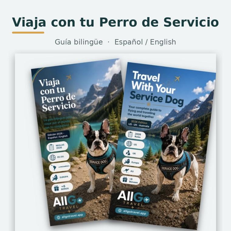 Viaja con tu Perro de Servicio — ES / EN
